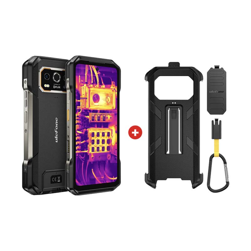 Negro - Teléfono 5G - Batería de alto rendimiento de 23000 mAh - 32 GB de RAM + 1 TB de almacenamiento + Estuche protector